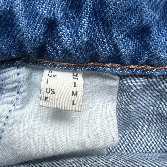 Esprit Womens 100% Cotton Denim Skirt Overalls Size Large NWT - Picture 7 of 8